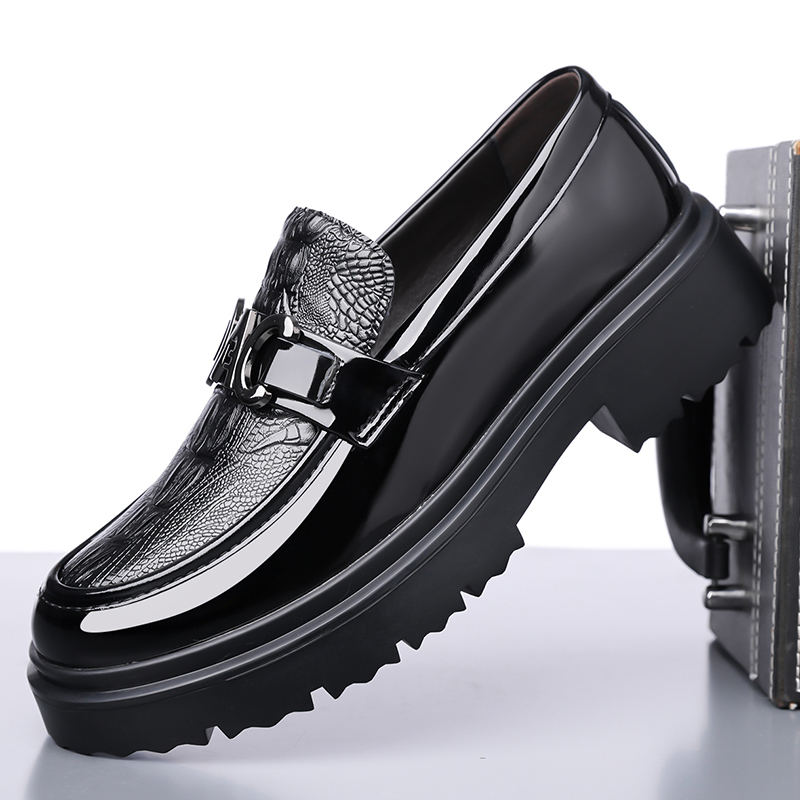 Formal Men Daily Wear Footwear - Heren lederen schoenen lente Britse stijl
