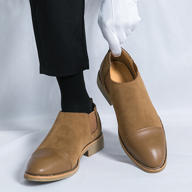 Men'S Formal Wear For Office - Heren Retro Formele Schoenen Zwart Bruin
