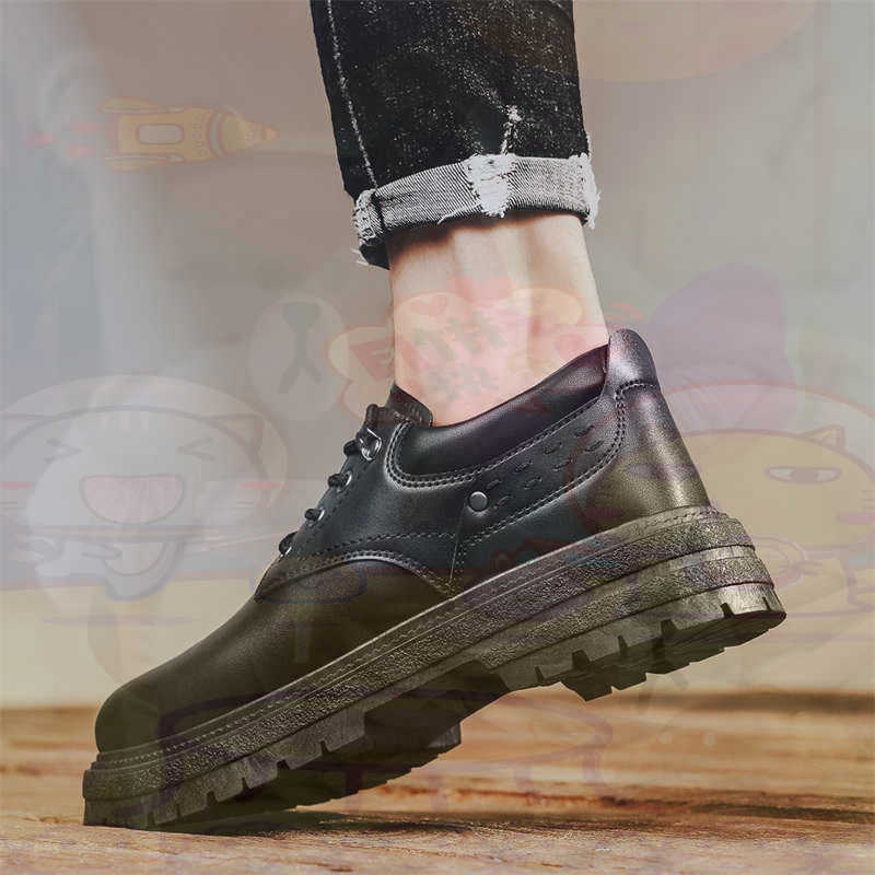 Men'S Formal Wear Canada - Donker natuurlijk leer Mode-sneakers Tennis Herensneakers