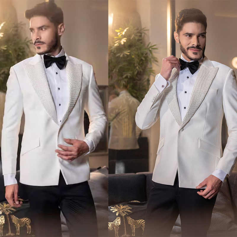 Men'S Formal Wear No Suit - Klassiekers Herenpakken Single Breasted 2-delig Jas