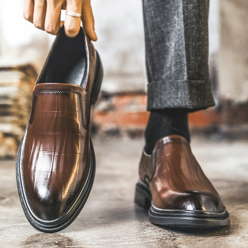 Men'S Formal Office Wear Shoes - Herenleren schoenen voor zakelijke gelegenheden, formele