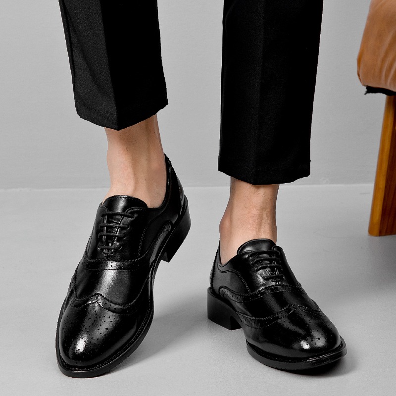 Men'S Formal Office Wear Shoes - Formele lederen schoenen, klassieke herenstijl, instappers,