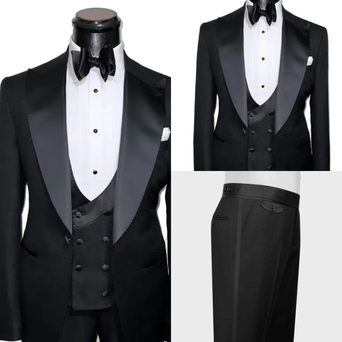 Men'S Formal Wear No Suit - Formele Bruiloft Smoking Piekte Revers 3