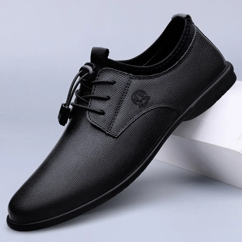 Men'S Formal Office Wear Shoes - XIHAHA lederen herenschoenen ademend zacht leer