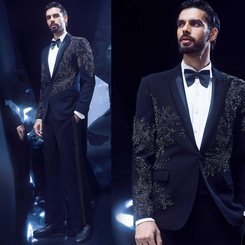 Men'S Formal Wear No Suit - Mode Bruiloft Mannen Pak Kralen Prom