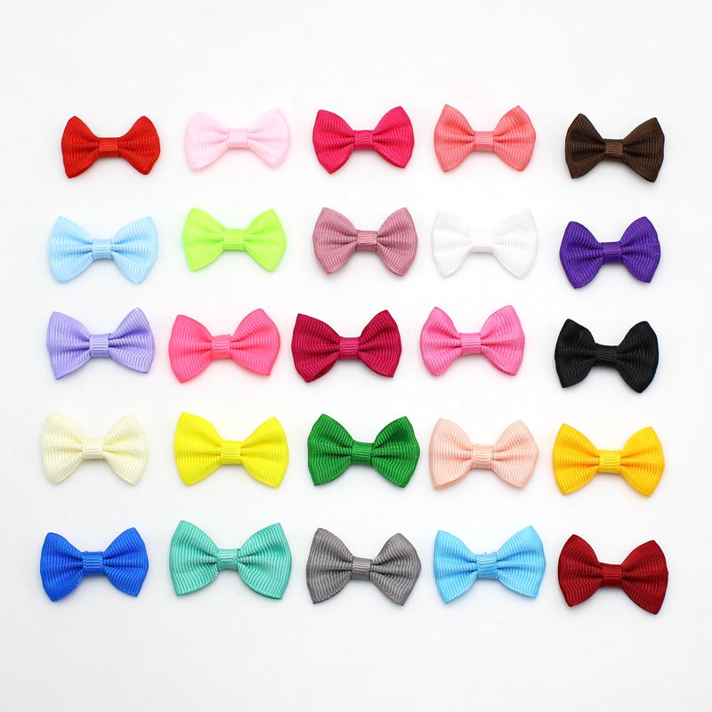 Satin Bow Tie - 50PCS 35*25mm Satijnen Lint Strikken Stropdas