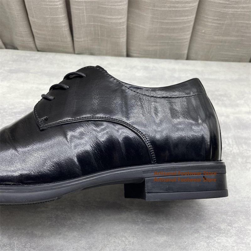 Zwarte leren Oxford-schoenen v - Men'S Formal Office Wear Shoes recensie en prijs