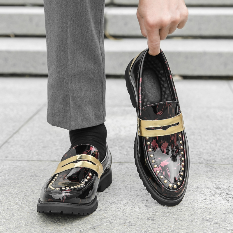 Mannen Modieuze Loafers PU Dik - Men'S Formal Party Wear Shoes recensie en prijs