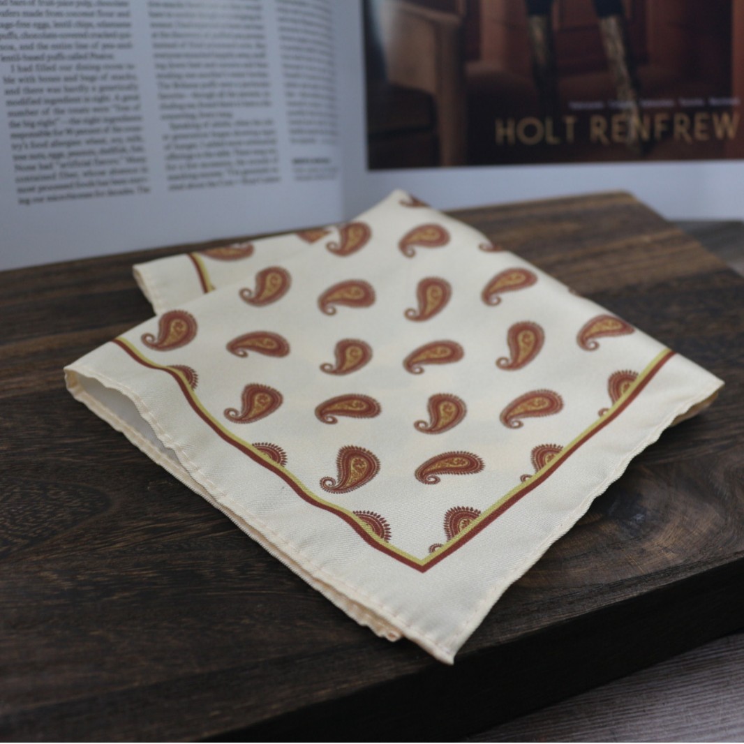Vintage print zakdoek voor her - Formal Wear Men H&M recensie en prijs