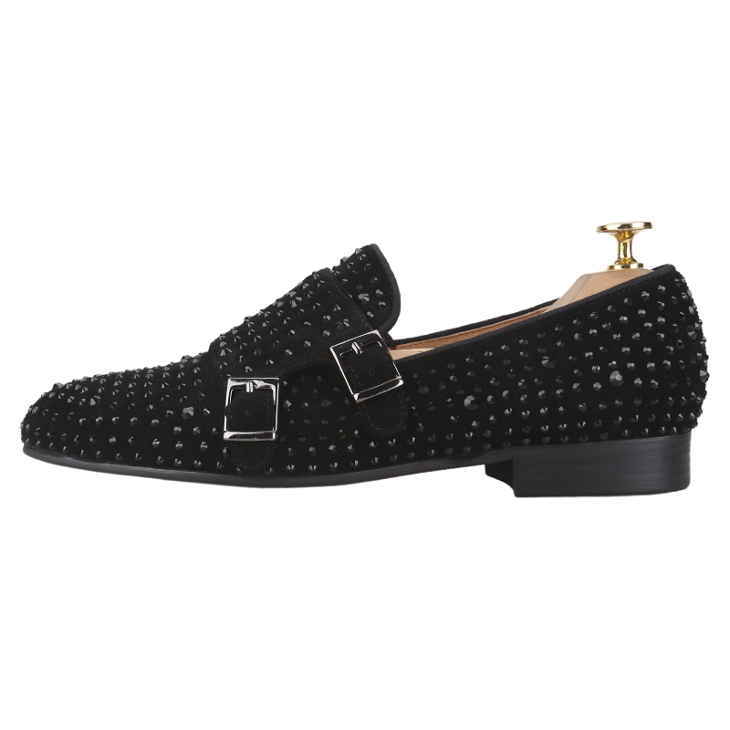 Piergitar Nieuwe Zwarte Suede  - Men'S Formal Party Wear Shoes recensie en prijs