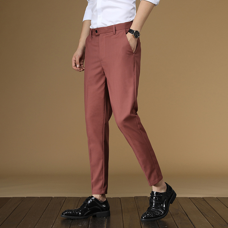 Zomer Pak Broek Mannen Rood Zw - Men'S Formal Wear For Office recensie en prijs