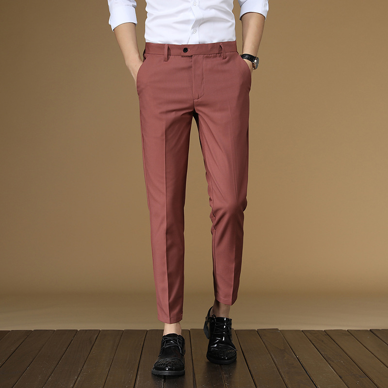 Zomer Pak Broek Mannen Rood Zw - Men'S Formal Wear For Office recensie en prijs