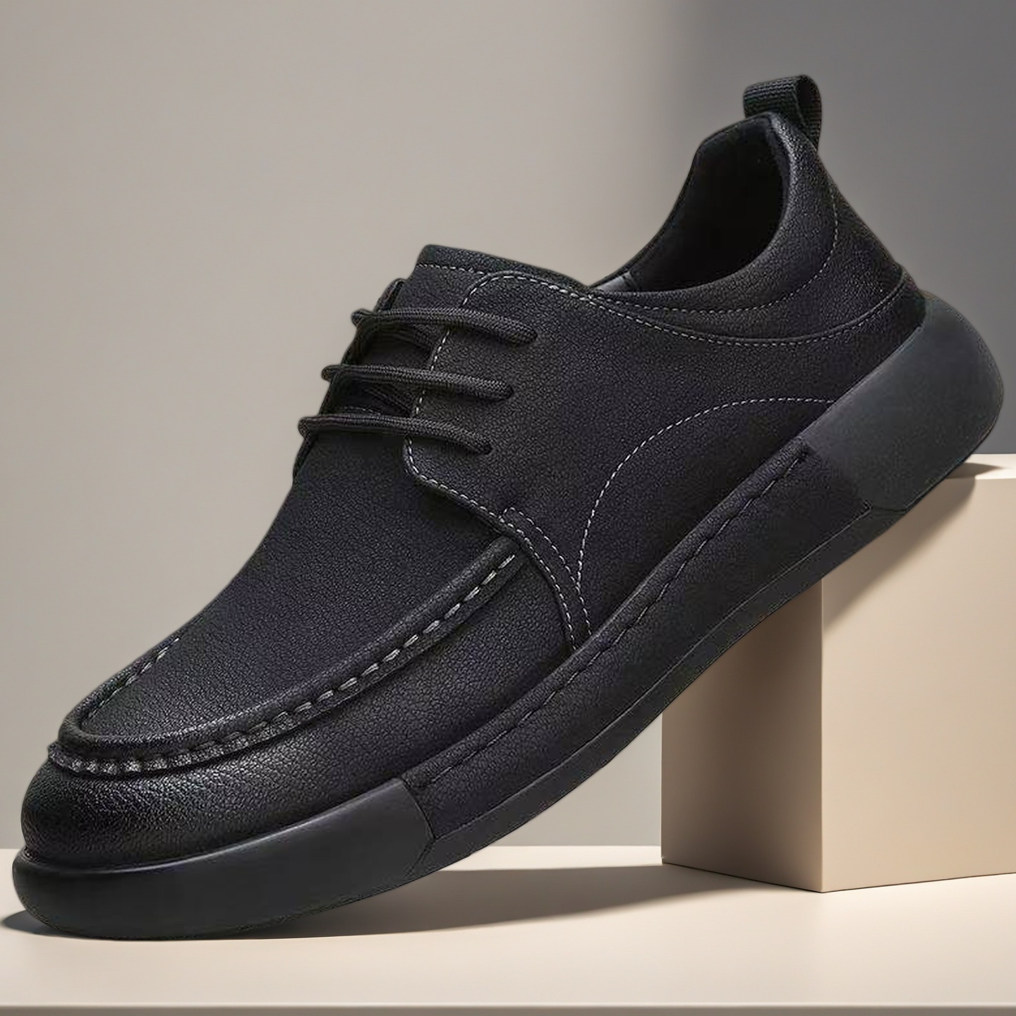 Brede herenschoenen van leer,  - Formal Men Daily Wear Footwear recensie en prijs