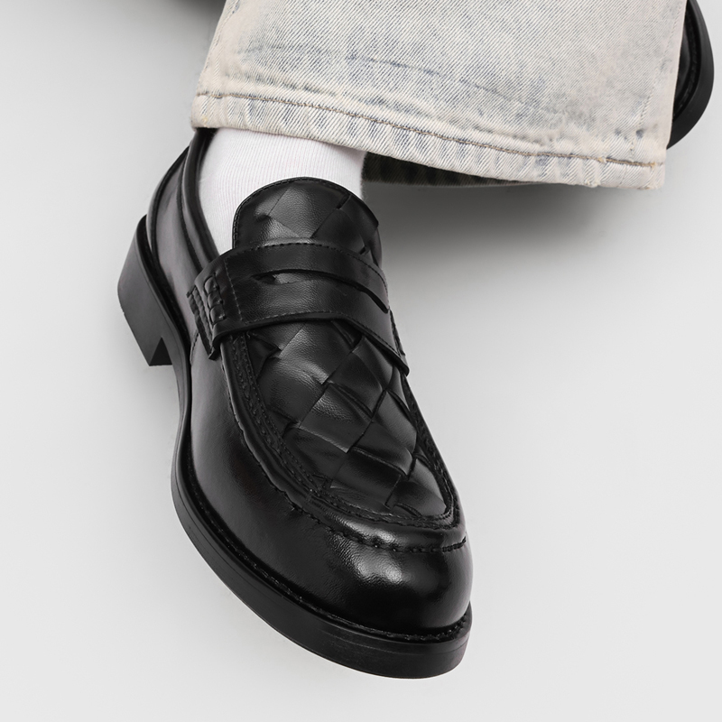Handgemaakte geweven penny loa - Men'S Formal Office Wear Shoes recensie en prijs