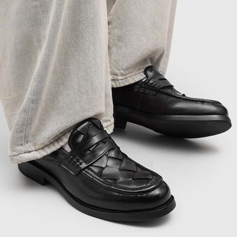 Handgemaakte geweven penny loa - Men'S Formal Office Wear Shoes recensie en prijs