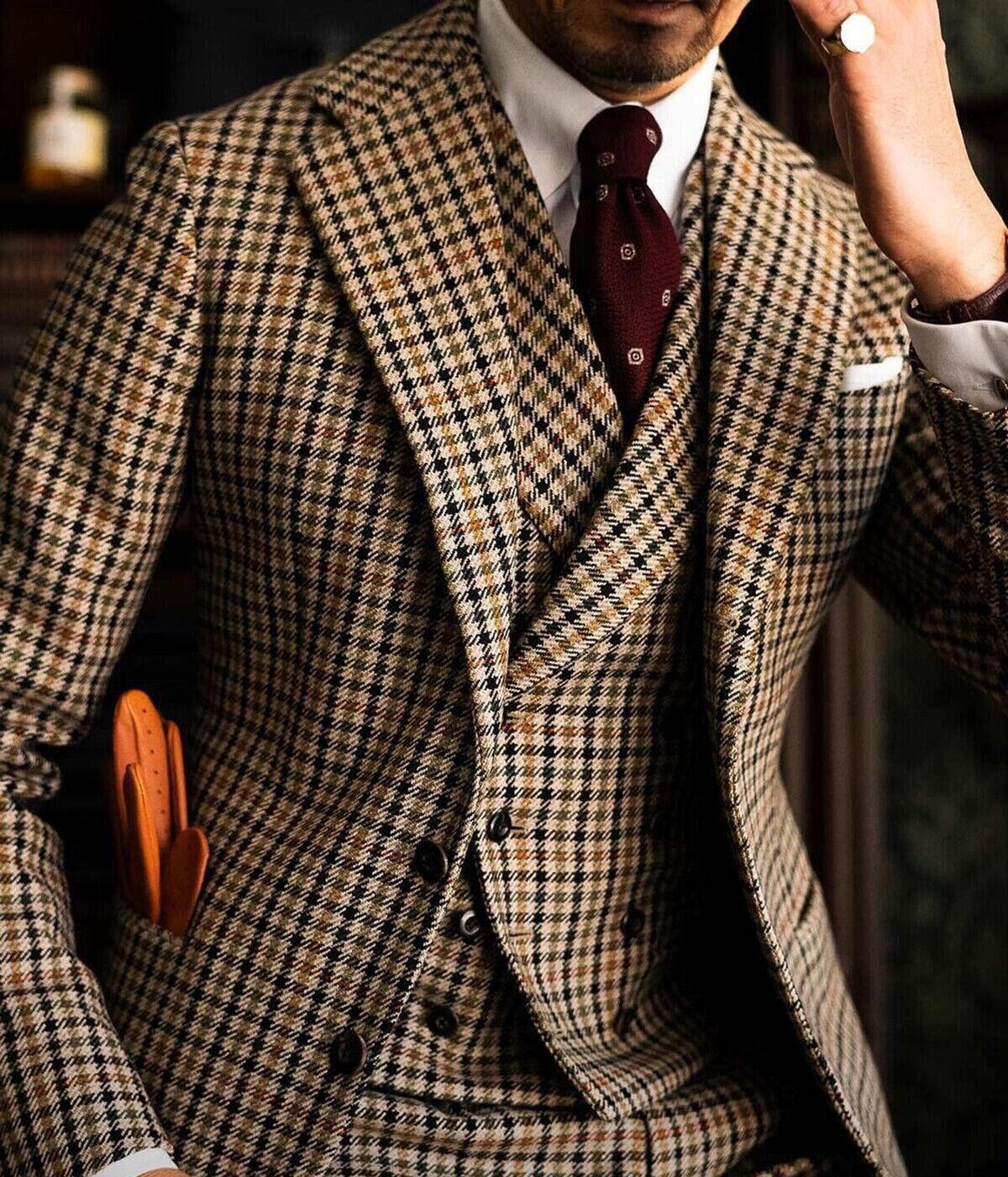 Klassieke Mannen Pak Plaid Bus - Men'S Formal Wear No Suit recensie en prijs
