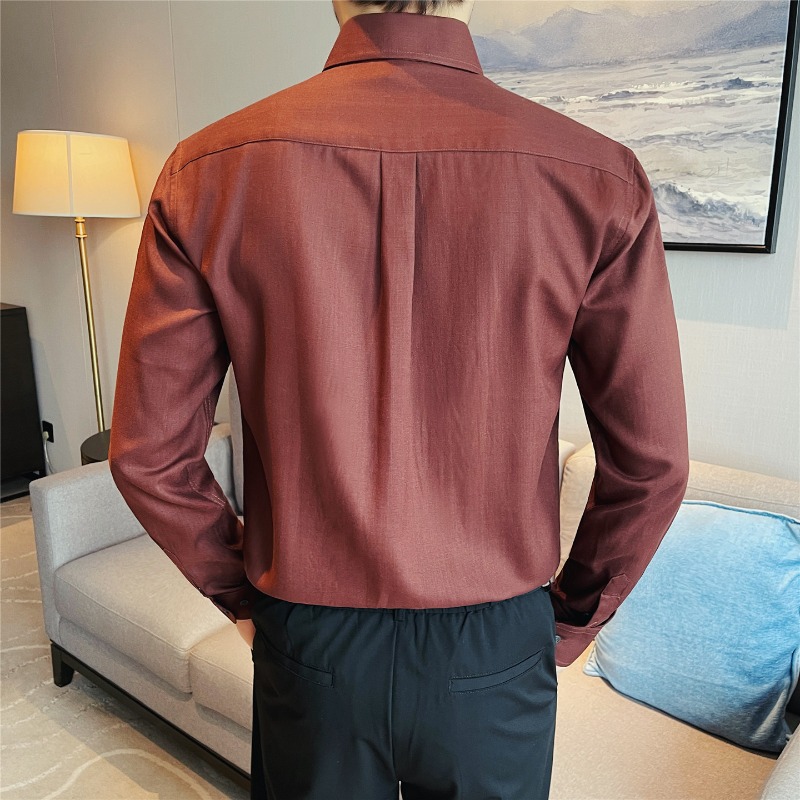 100% Lyocell ademende overhemd - Men Formal Wear Clothes recensie en prijs