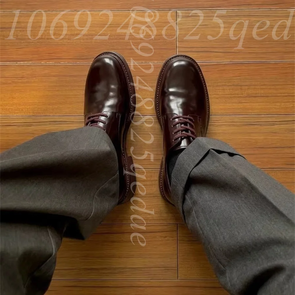 Handgemaakte vintage veterscho - Formal Men Daily Wear Footwear recensie en prijs