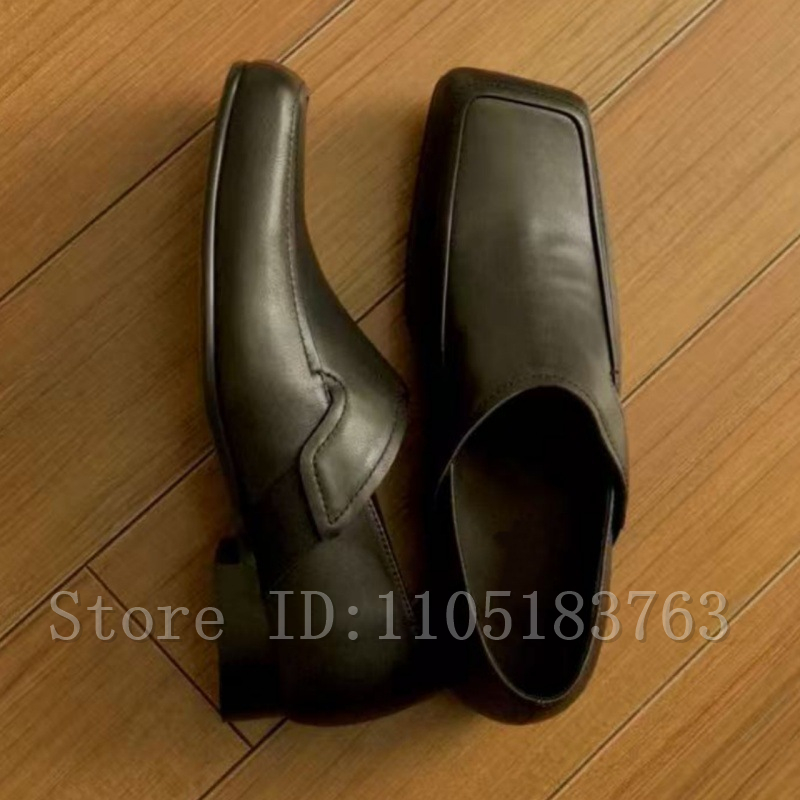 Zwart leren loafers voor heren - Formal Men Daily Wear Footwear recensie en prijs
