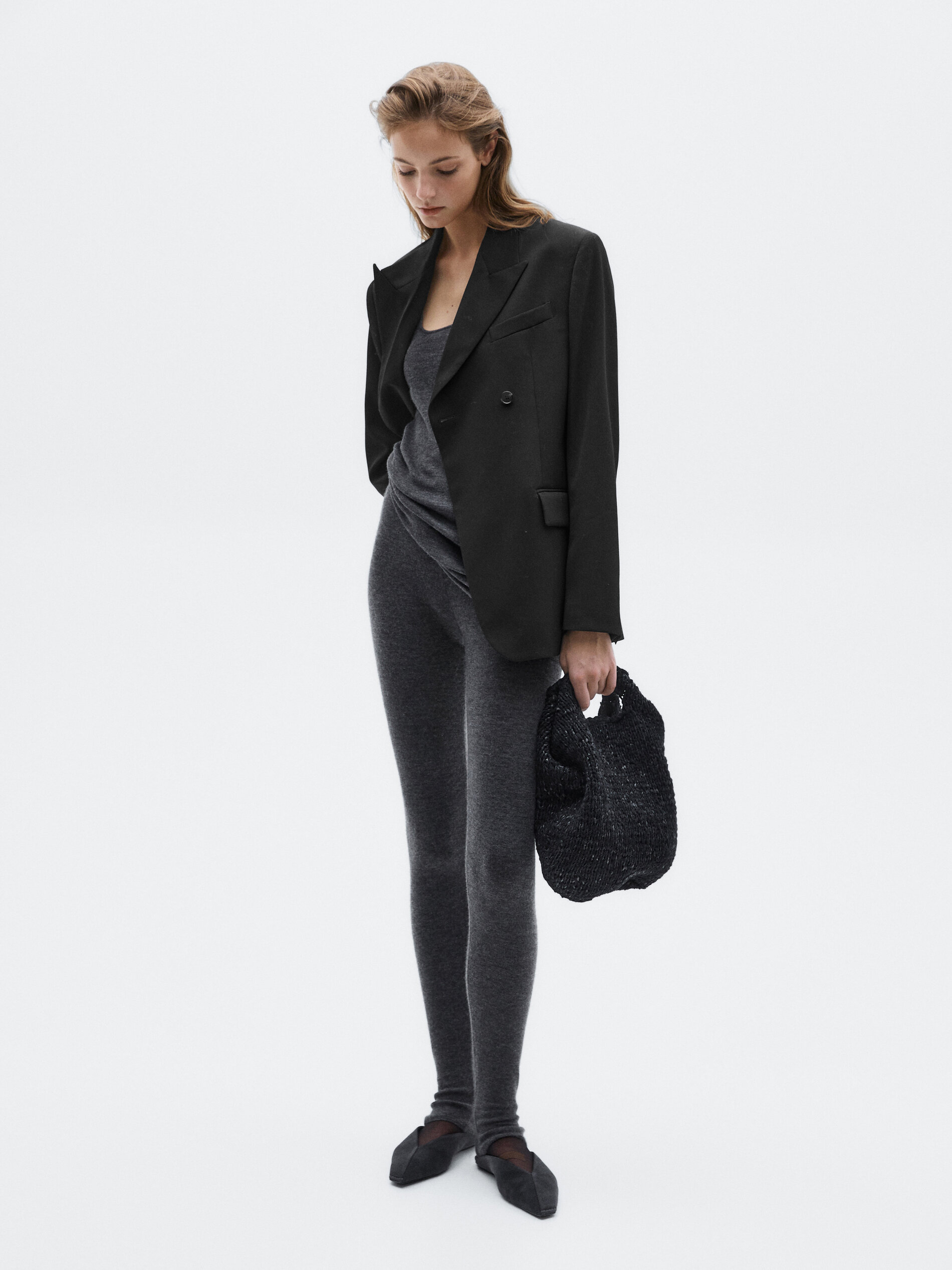 Allingentle Zwarte Wollen Dame - Double Breasted Blazer recensie en prijs