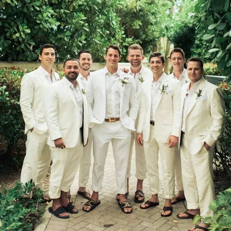 Linnen Bruiloft Smoking Voor M - Men Formal Wear Modern recensie en prijs