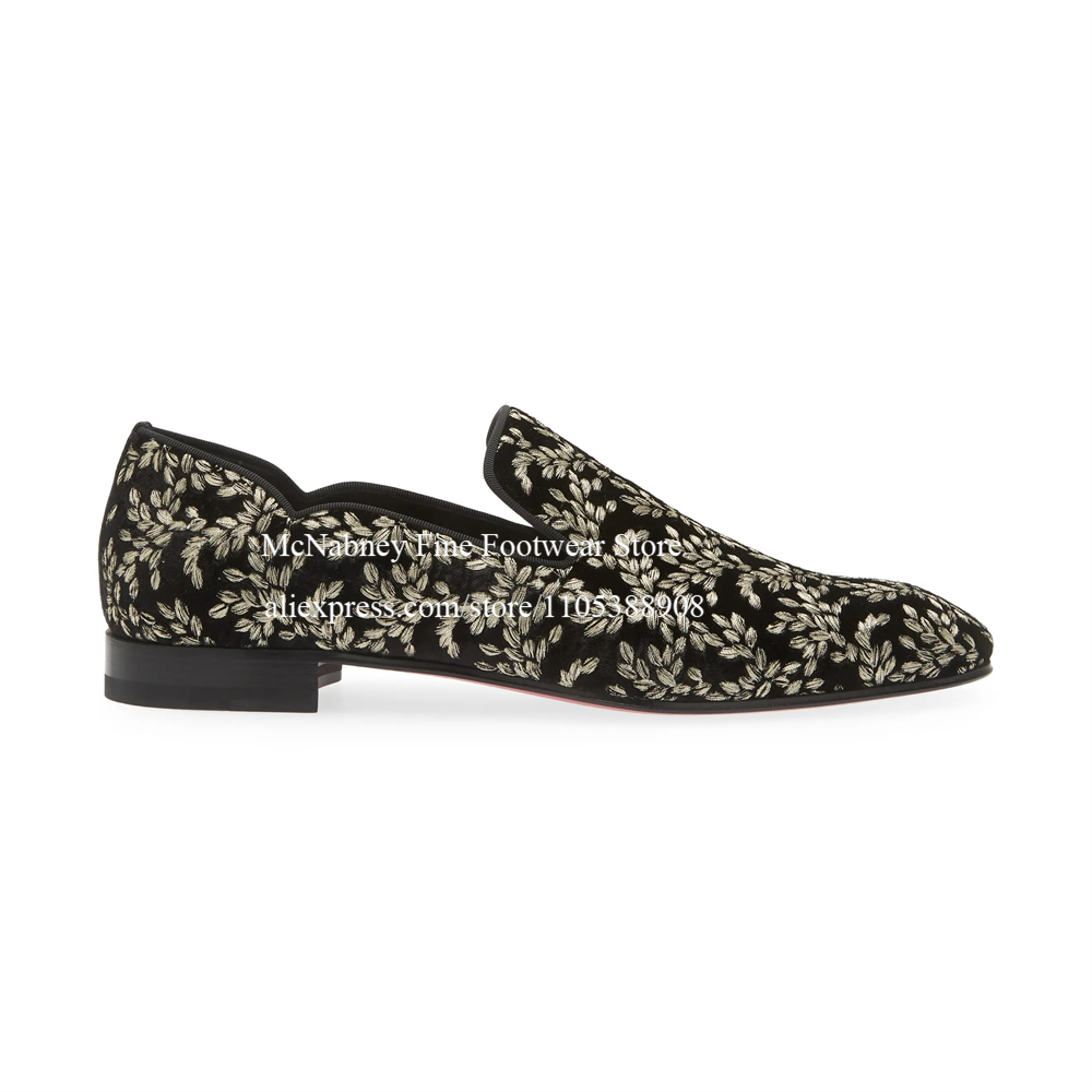 Zwarte zijden fluwelen instapp - Men'S Formal Party Wear Shoes recensie en prijs