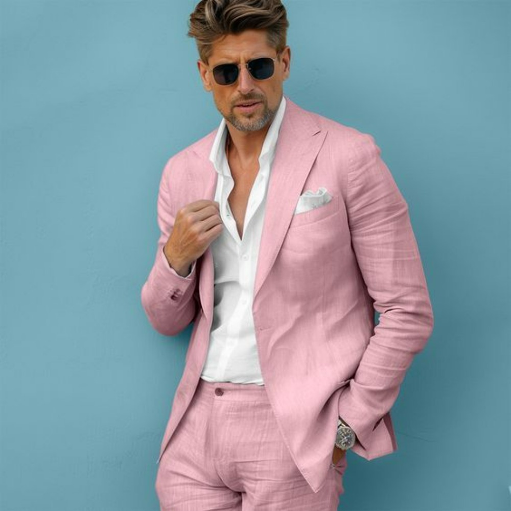 Linnen bruiloft herenpakken sl - Men'S Formal Wear No Suit recensie en prijs