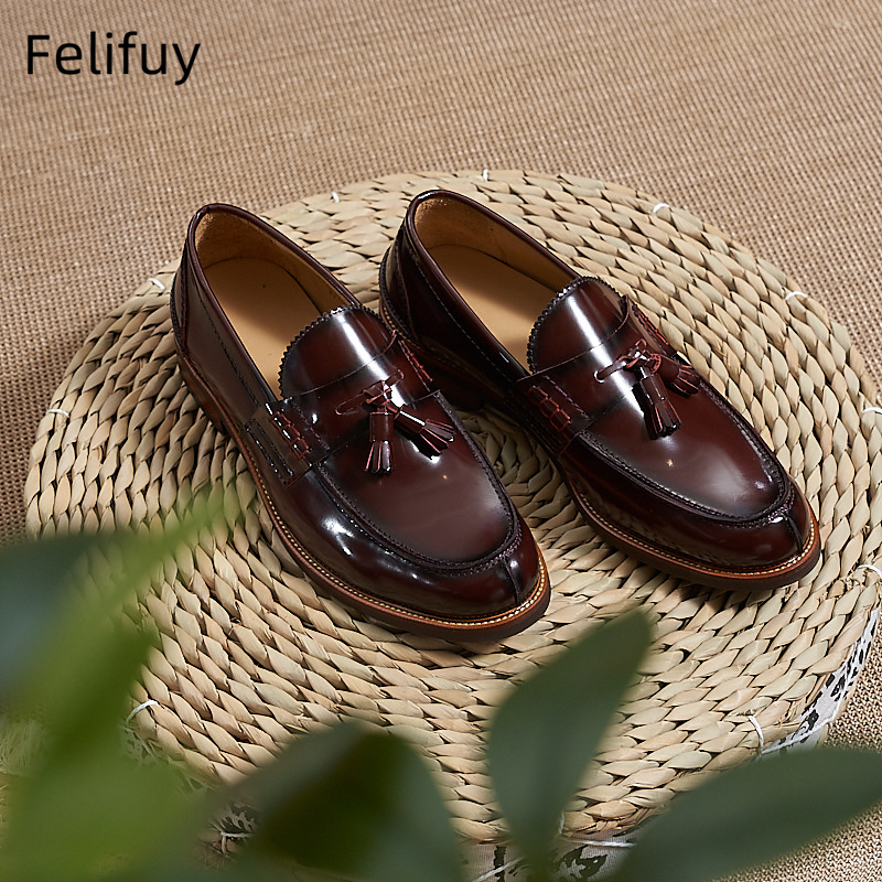 Nieuwe bruine heren platte loa - Men'S Formal Party Wear Shoes recensie en prijs