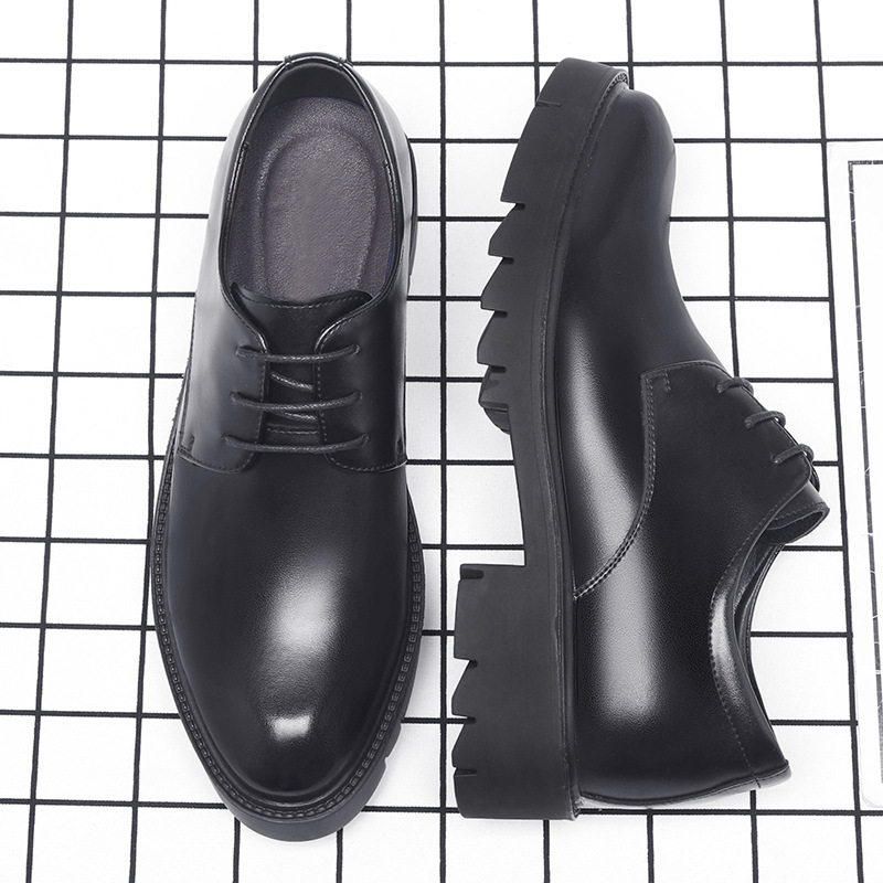 Heren zwarte leren veterschoen - Men'S Formal Wear For Office recensie en prijs