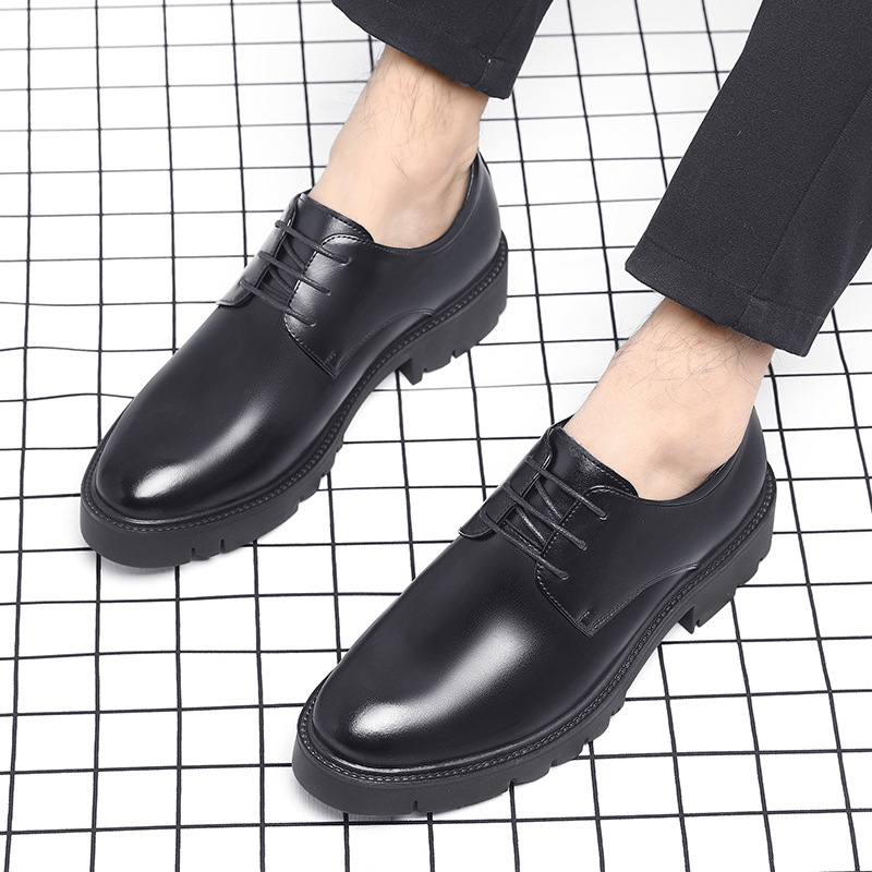 Heren zwarte leren veterschoen - Men'S Formal Wear For Office recensie en prijs