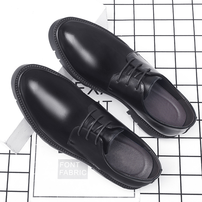 Heren zwarte leren veterschoen - Men'S Formal Wear For Office recensie en prijs