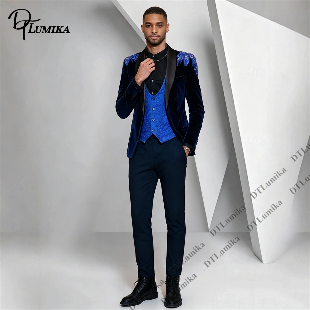 Peagent Mannen 3 Stuk Fluwelen - Men'S Formal Wear For Office recensie en prijs