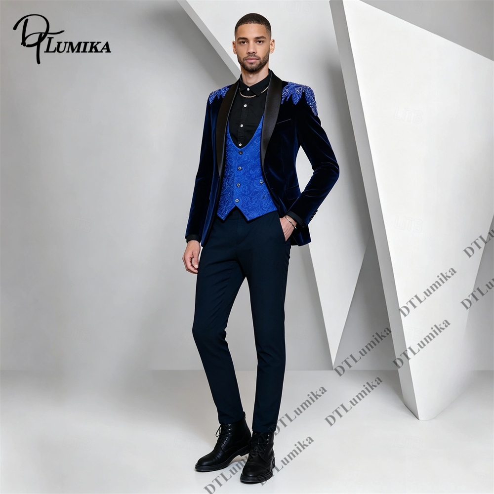 Peagent Mannen 3 Stuk Fluwelen - Men'S Formal Wear For Office recensie en prijs