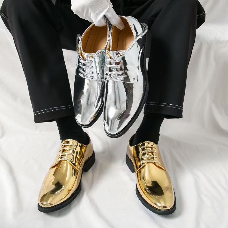 Dagelijkse puntige leren schoe - Men'S Formal Party Wear Shoes recensie en prijs