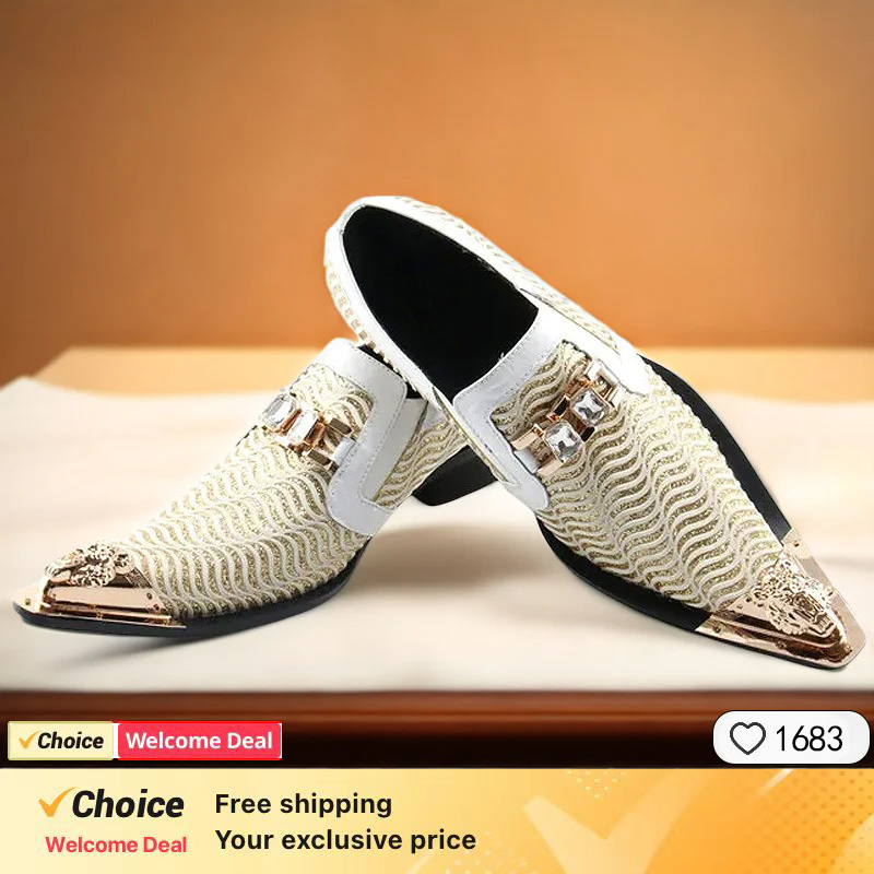 Lente en herfst krokodillenler - Men'S Formal Party Wear Shoes recensie en prijs