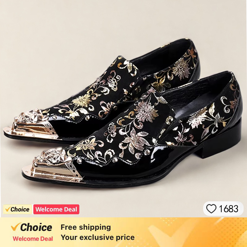 Lente en herfst krokodillenler - Men'S Formal Party Wear Shoes recensie en prijs