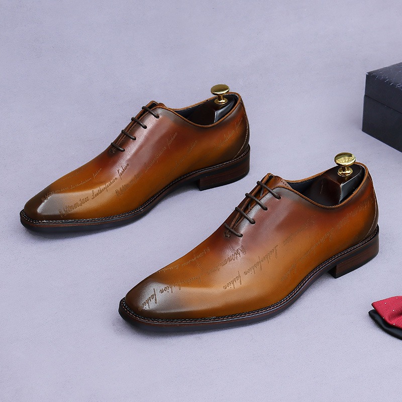 Oxford-schoenen van echt leer  - Men'S Formal Party Wear Shoes recensie en prijs